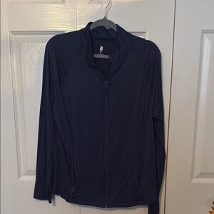 Navy Full-Zip Jacket